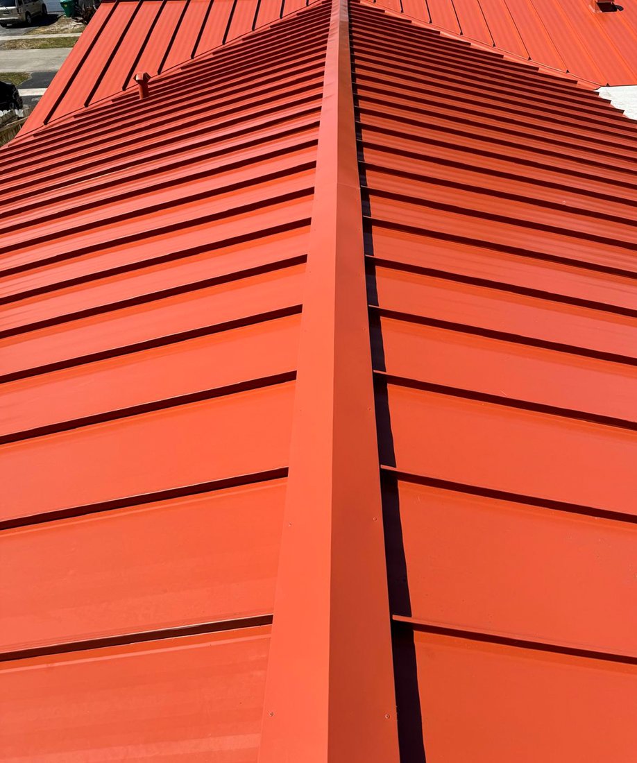 Completed roof project