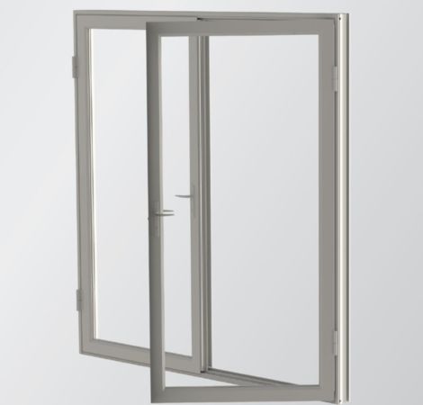 Swing impact door
