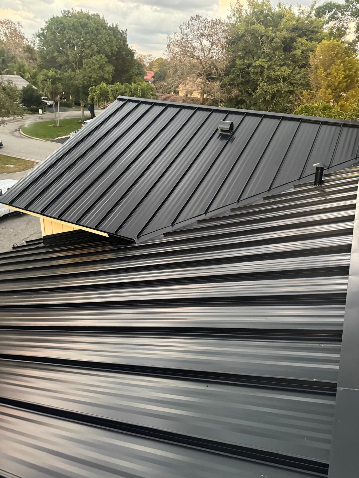Tile roof install